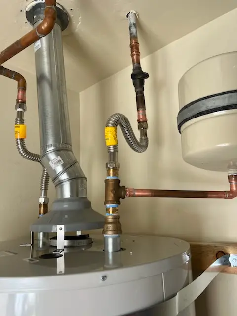 Water heater installation and plumbing repair in Burlington Town Center